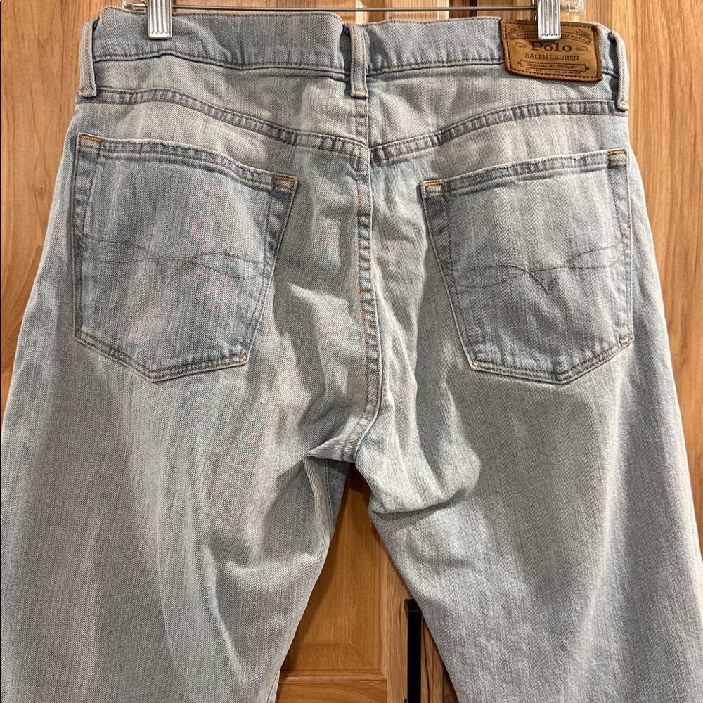 Vintage Y2K Polo Ralph Lauren Jeans Classic Fit Straight Leg Denim Dungarees - Picture 5 of 12